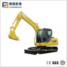 Ce Certified 7500kg Hydraulic Track Excavator (Yanmar Engine)